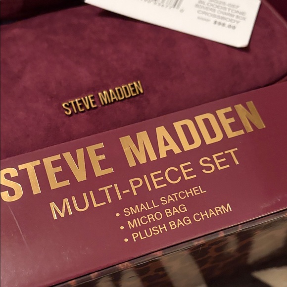 Steve Madden Brown Leopard Print Box - Picture 10 of 10